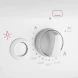 Плита газовая Darina 1B1 GM 441 018 W 4 конфорки стеклянная крышка чугунные решётки