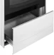 Плита газовая Darina 1B1 GM 441 018 W 4 конфорки стеклянная крышка чугунные решётки
