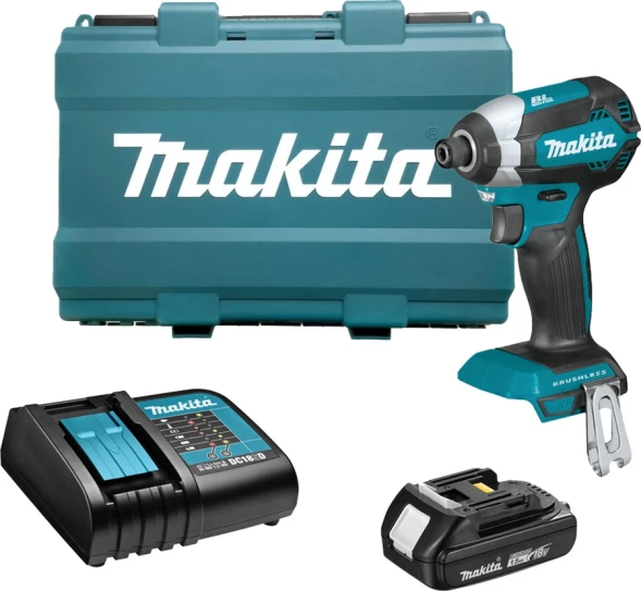 Шуруповерт Makita DTD153SY аккум. патрон:шестигр.1/4&amp;quot; (кейс в комплекте)