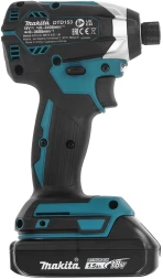 Шуруповерт Makita DTD153SY аккум. патрон:шестигр.1/4" (кейс в комплекте)