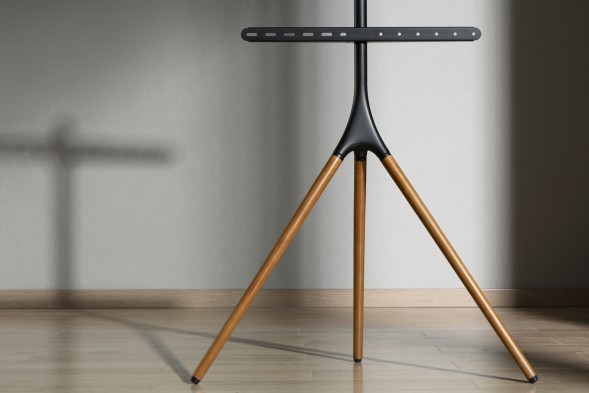 Подставка для телевизора Cactus CS-ST1246BKWN черный/орех 45&amp;quot;-65&amp;quot; макс.32кг напольный