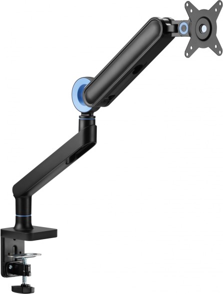 Кронштейн для мониторов Ultramounts UM719B черный 17&amp;quot;-35&amp;quot; макс.10.5кг крепление к столешнице поворот и наклон