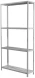 Стеллаж Практик MS Standart 200KD/100x30/4 пол.:4 разборная 2000x1000x300мм серый (S24099243402)