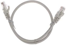 Патч-корд Rexant 02-0290-05 U/UTP RJ-45 вил.-вилка RJ-45 кат.6 0.5м серый LSZH