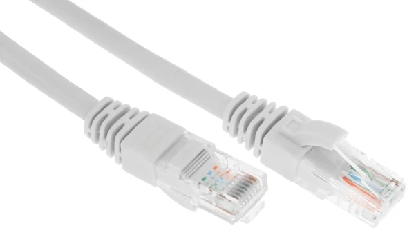 Патч-корд Cabeus PC-UTP-RJ45-CAT.5E-5M-LSZH U/UTP RJ-45 вил.-вилка RJ-45 кат.5E 5м серый LSZH
