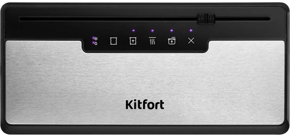 Вакуумный упаковщик Kitfort КТ-1555 110Вт 0.6Бар шир.пак.:30см серебристый/черный