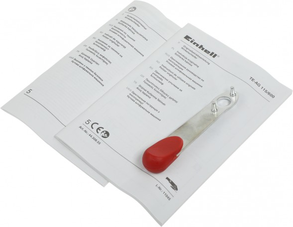 Углошлифовальная машина Einhell TE-AG 115/600 600Вт 12000об/мин рез.шпин.:M22.2 d=115мм (4430855)