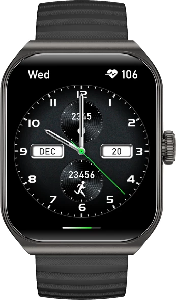 Смарт-часы Black Shark BS-W2401 (GT3) 1.96&amp;quot; AMOLED корп.черный рем.черный разм.брасл.:150-215мм (6977541630529)