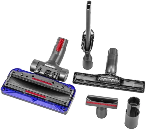 Пылесос Dyson CY28 600Вт серебристый/фиолетовый