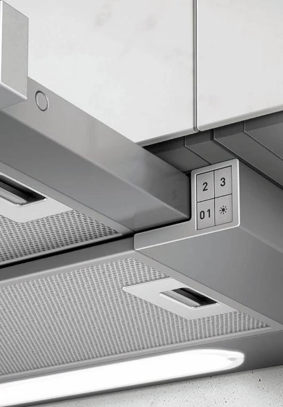 Вытяжка встраиваемая Elica Elite 14 Lux GRVT/A/60 серый/стекло черное управление: кнопочное (1 мотор)