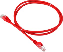 Патч-корд Lanmaster LAN-PC45/U6-3.0-RD UTP RJ-45 вил.-вилка RJ-45 кат.6 3м красный LSZH
