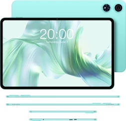 Планшет Teclast Odea A12 T606 (2.2) 8C RAM4Gb ROM128Gb 12&amp;quot; IPS 2000x1200 Android 14 бирюзовый 13Mpix 8Mpix BT WiFi microSD 1Tb 8000mAh 20hr