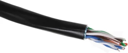 Кабель информационный Lanmaster TWT-5EFTP-XS-OUT кат.5E FTP 4 пары 24AWG PE внешний 305м черный