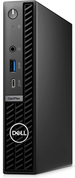 Неттоп Dell Optiplex 7020 Micro i3 14100T (2.7) 8Gb SSD256Gb UHDG 730 Windows 11 Pro GbitEth WiFi BT 90W мышь клавиатура черный (7020-3861)