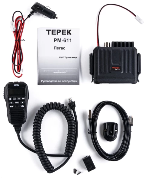 Рация Терек РМ-611 Пегас 99кан. до 15км автомоб. сигн.Аналоговый черный