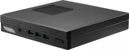Неттоп MSI Pro DP10 12M-203RU i5 1235U (1.3) 16Gb SSD512Gb Iris Xe Windows 11 Pro 2.5xGbitEth WiFi BT 120W черный (9S6-B0A621-203)