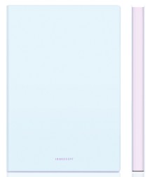 Блокнот Deli EN140LBLUE A5 210х143мм искусст. кожа 96л линейка мягкая обложка голубой