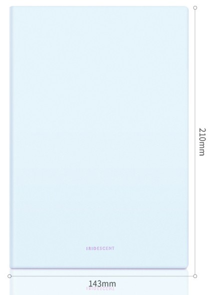 Блокнот Deli EN140LBLUE A5 210х143мм искусст. кожа 96л линейка мягкая обложка голубой