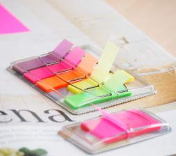 Закладки самокл. индексы пластиковые Stick`n 26002 12x45мм 5цв.в упак. 40лист Z-сложения блистер