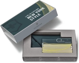 Швейцарская карта Victorinox Swiss Card Classic New York Style (0.7100.E223) серый коробка подарочная