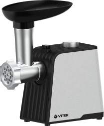 Мясорубка Vitek VT-3602 2200Вт стальной/черный