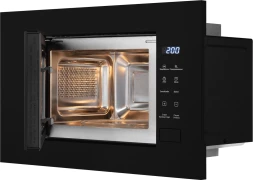 Микроволновая печь Weissgauff HMT-206 Compact Grill 20л. 700Вт черный (встраиваемая)