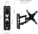 Кронштейн для телевизора Arm Media MARS-8 черный 20&amp;quot;-43&amp;quot; макс.25кг настенный поворотно-выдвижной и наклонный