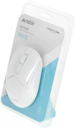 Мышь A4Tech Fstyler FG12S белый оптическая (1200dpi) silent беспроводная USB (3but)