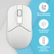 Мышь A4Tech Fstyler FG12S белый оптическая (1200dpi) silent беспроводная USB (3but)