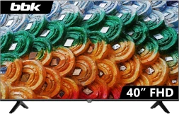 Телевизор LED BBK 40" 40LEM-1030/FTS2C (B) черный FULL HD 60Hz DVB-T2 DVB-C DVB-S2 USB (RUS)