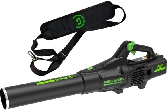 Воздуходувка Greenworks GD82ABII 1500Вт пит.:от аккум. черный/зеленый