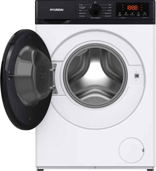 Стиральная машина Hyundai WME7215 класс: A загр.фронтальная макс.:7кг белый инвертер