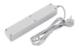 Сетевой фильтр PC Pet AP01006-1.8-G 1.8м (5 розеток) серый (пакет ПЭ)
