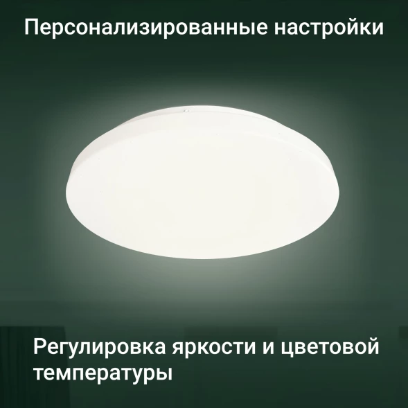 Умный светильник Digma TopLight TL25 потолоч. белый (TL25)