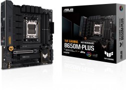 Материнская плата Asus TUF GAMING B650M-PLUS SocketAM5 AMD B650 4xDDR5 mATX AC`97 8ch(7.1) 2.5Gg RAID+HDMI+DP