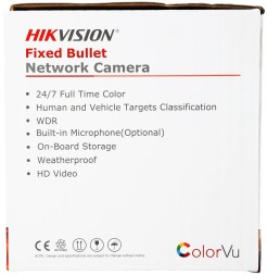 Камера видеонаблюдения IP Hikvision DS-2CD2047G2-LU(C)(4MM) 4-4мм цв. корп.:белый