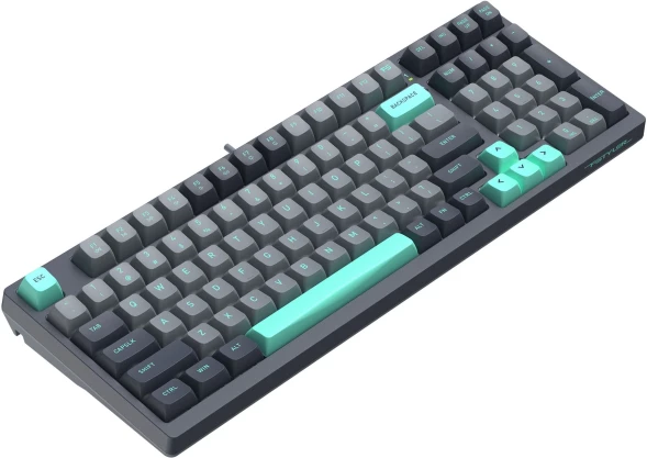 Клавиатура A4Tech Fstyler FS300 механическая черный/серый USB for gamer LED (FS300 PANDA ROCK)