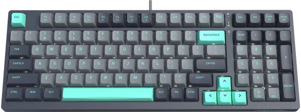 Клавиатура A4Tech Fstyler FS300 механическая черный/серый USB for gamer LED (FS300 PANDA ROCK)