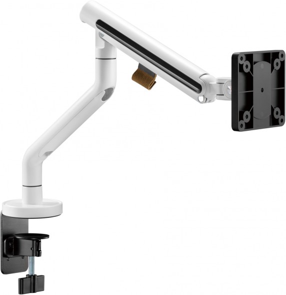 Кронштейн для мониторов Ultramounts UM725W белый 17&amp;quot;-32&amp;quot; макс.9кг крепление к столешнице поворот и наклон