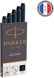 Картридж Parker Quink Z11 (CW1950382) черные чернила для ручек перьевых (5шт)