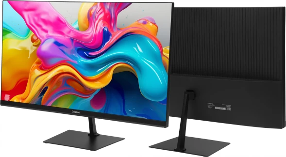 Монитор Digma 24.5&amp;quot; Overdrive 25P510F черный IPS LED 1ms 16:9 HDMI матовая Piv 250cd 178гр/178гр 1920x1080 180Hz DP FHD 3.6кг