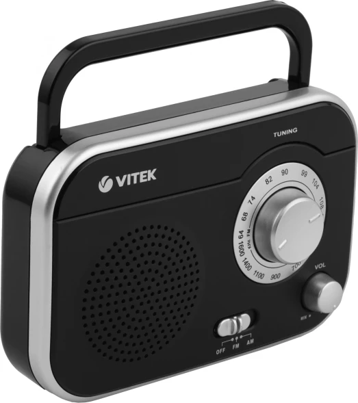 Радиоприемник настольный Vitek VT-3593 черный