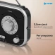 Радиоприемник настольный Vitek VT-3593 черный