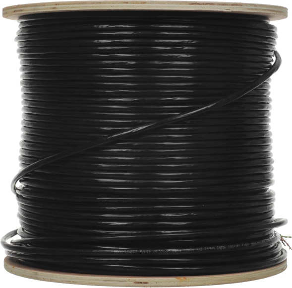 Кабель информационный PROconnect 01-0154 кат.5E FTP 4 пары 24AWG PE внешний 305м черный