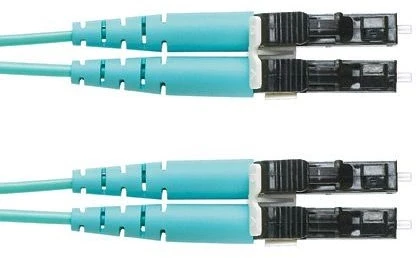 Патч-корд Panduit Opti-Core FX2ELLNSNSNM003 2x50/125 OM3 LC дуплекс-SC дуплекс 3м LSZH аквамарин