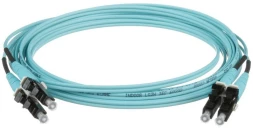 Патч-корд Panduit Opti-Core FX2ELLNSNSNM003 2x50/125 OM3 LC дуплекс-SC дуплекс 3м LSZH аквамарин