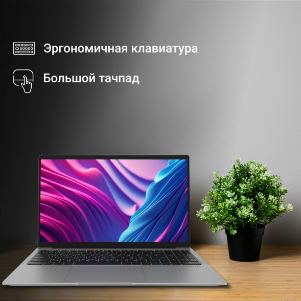 Ноутбук Digma EVE C5801 Celeron N4020 8Gb SSD256Gb Intel UHD Graphics 600 15.6&amp;quot; IPS FHD (1920x1080) Windows 11 Professional silver WiFi BT Cam 5000mAh (DN15CN-8CXW03)