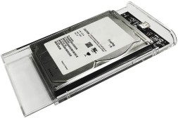 Внешний корпус для HDD/SSD AgeStar 3UB2P6C SATA III USB3.0 пластик прозрачный 2.5&amp;quot;