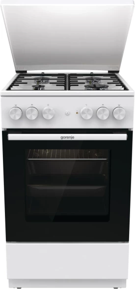 Плита Комбинированная Gorenje GK5A22WH белый (металлическая крышка) реш.сталь