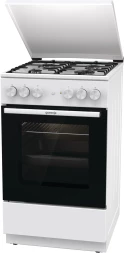Плита Комбинированная Gorenje GK5A22WH белый (металлическая крышка) реш.сталь